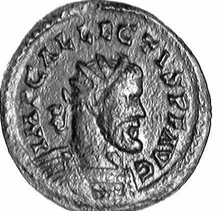 Coin with the image of Allectus (c)1998 CGB numismatique, Paris