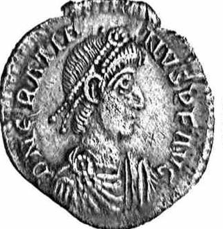 A coin with the image of the Gratian (c)1998 CGB numismatique, Paris