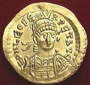 Coin with the image of Leo I(c)1998 Edgar L. Owen, Ltd.