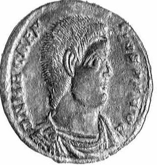 Coin with the image of Magnentius (c)1998 CGB numismatique, Paris