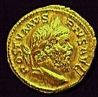 Coin with the image of Postumus(c)2000 Princeton Economic Institute